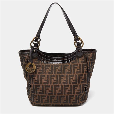 fendi zucca com|fendi zucca shopper tote.